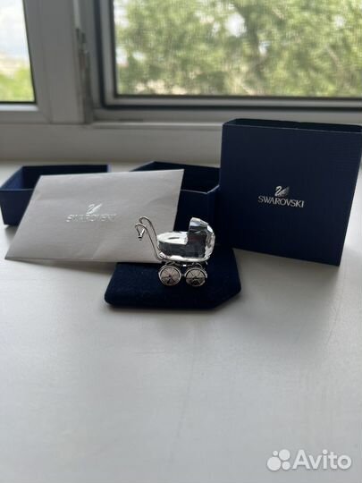 Фигурка коляска Swarovski