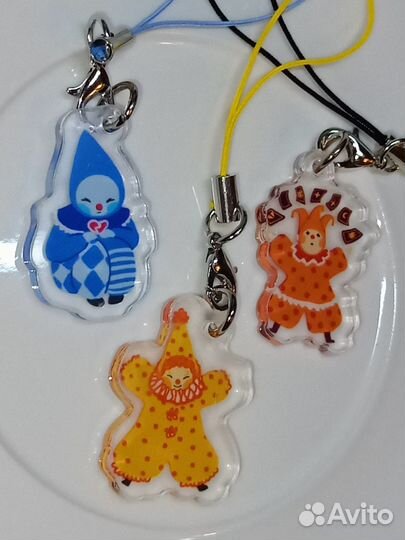Брелоки-клоуны (Рыбка Анья на утёсе)