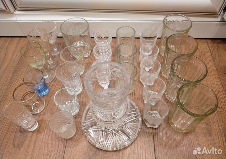 Стаканы, рюмки, стопки СССР