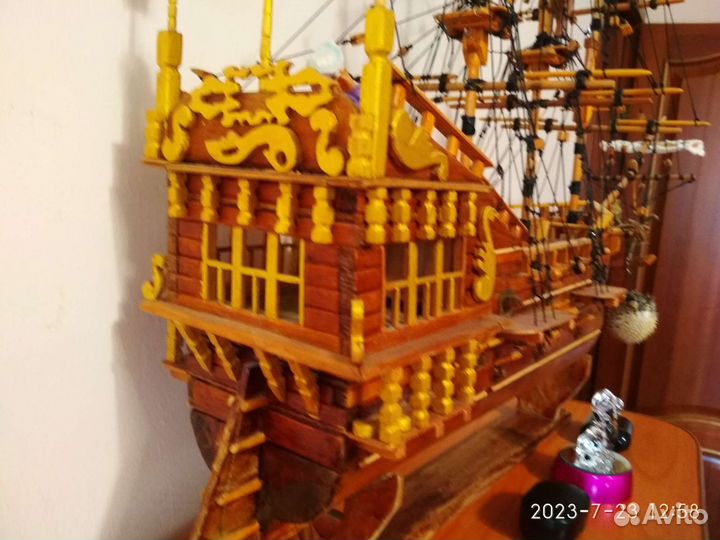 Корабль из дерева
