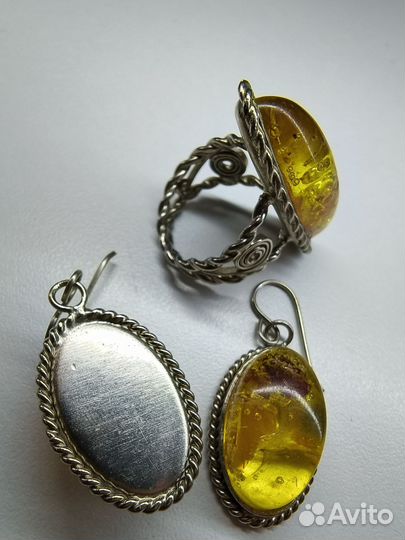 Янтарь украшение из янтаря винтаж СССР