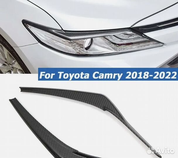 Спойлер на camry 70 заднее стекло, карбон