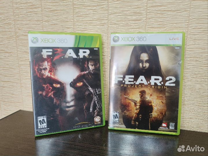 F.E.A.R. Трилогия Xbox 360 Все части1-3Files