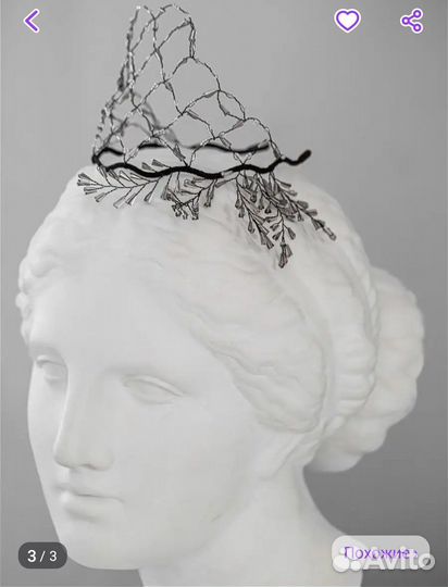 Ободок вуаль