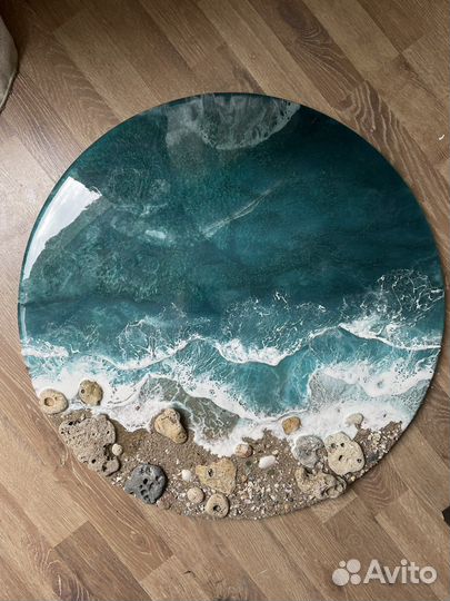 Картина эпоксидной смолой 