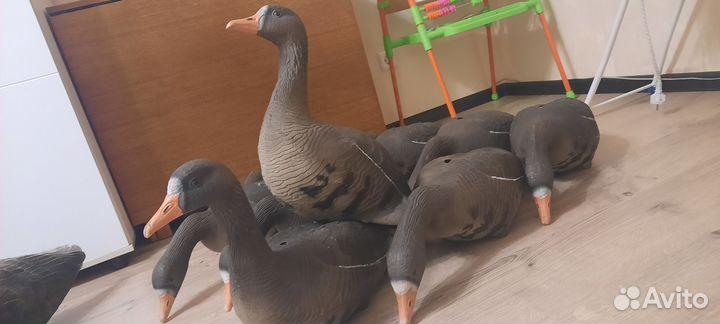 Чучела гусей softplast