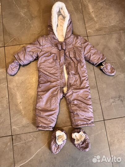 Комбинезон демисезонный для девочки 74-80