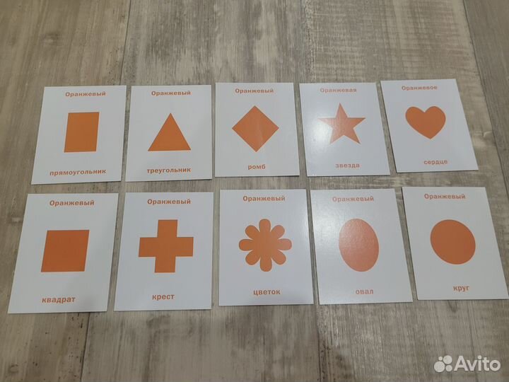 Развивающие карточки для детей 0+