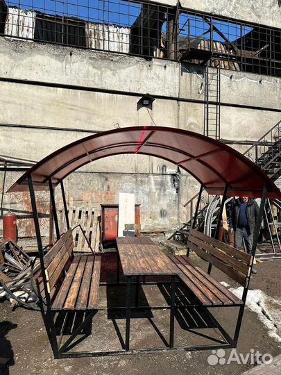 Беседка из поликарбоната