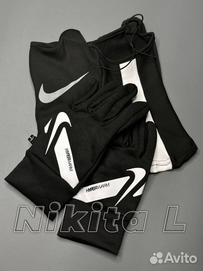 Перчатки и снуд Nike