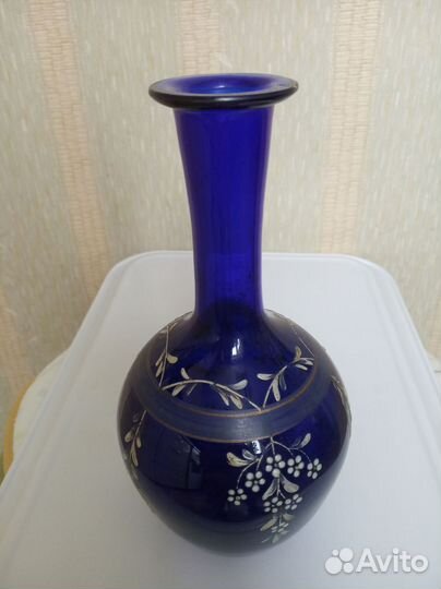 Винтажная ваза стекло