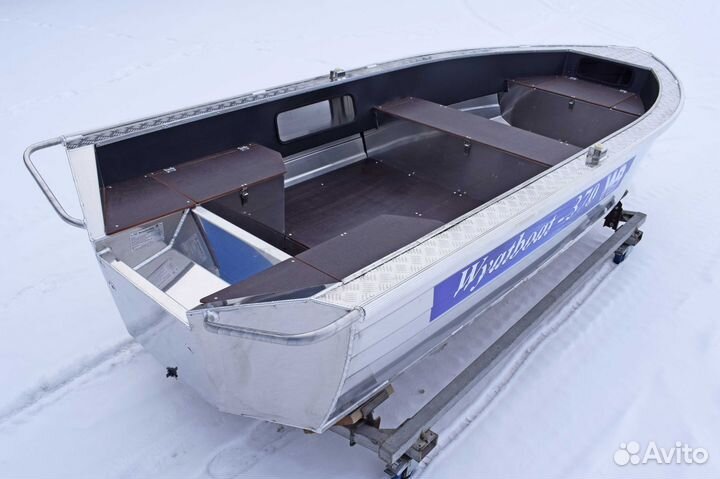 Новая алюминиевая лодка Wyatboat 370 нерегистрат