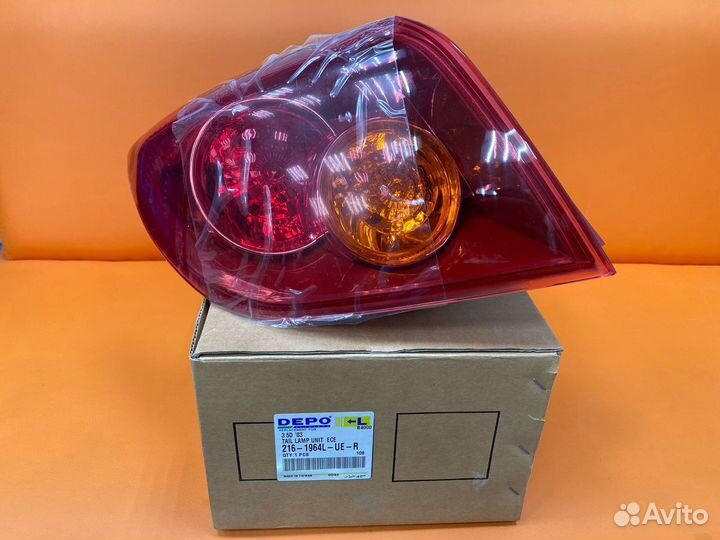 Фонарь задний лев (красный) mazda: 3 03, 5D