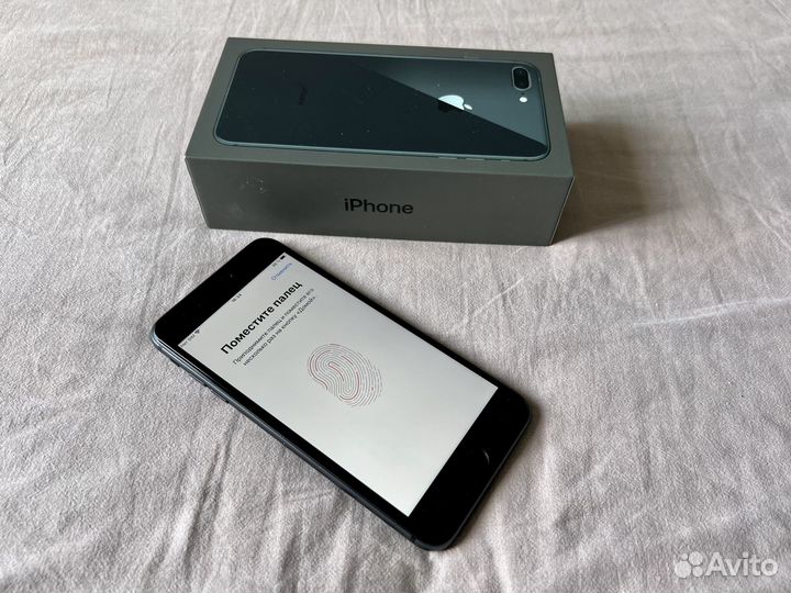 iPhone 8 Plus 64gb Space Gray / Коробка / Чек