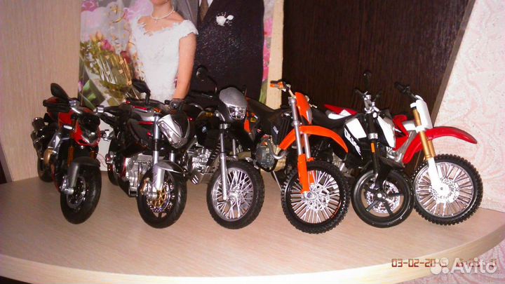 Модель мотоцикла 1:12