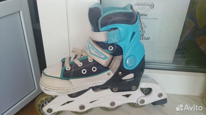 Ролики детские rider blue