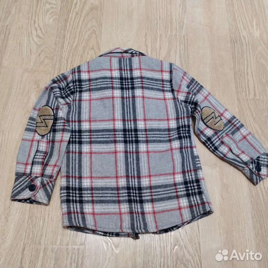 Рубашка детская на меху на 3 года (размер 98)