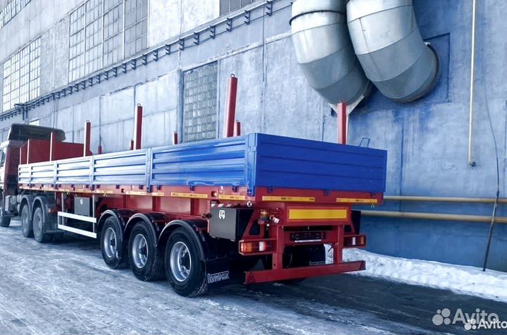 Полуприцеп бортовой Политранс ТСП 94171, 2024