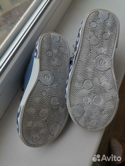 Кеды летние для девочки размер 27