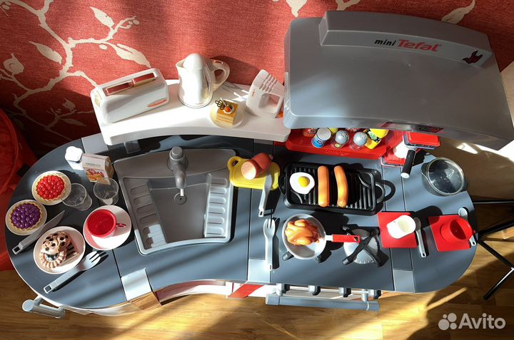 Набор игровой тортик и овощи/фрукты на липучках