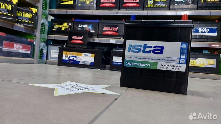 Аккумулятор Иста 45 Азия