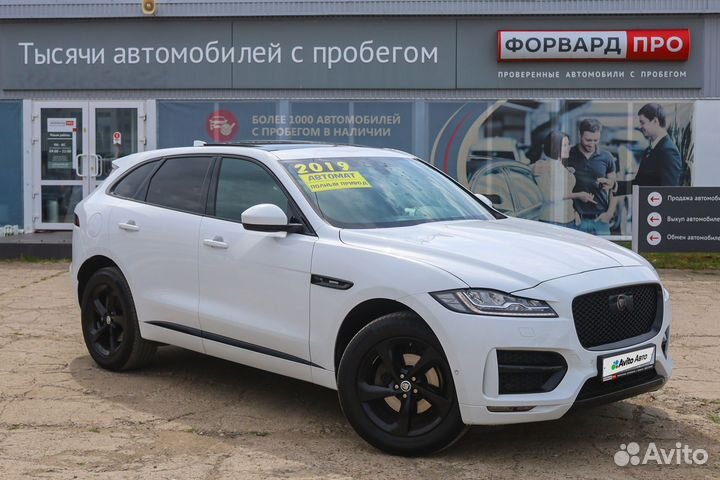 Jaguar F-Pace 2.0 AT, 2019, 75 000 км