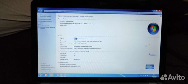 Ноутбук HP pavilion dv6