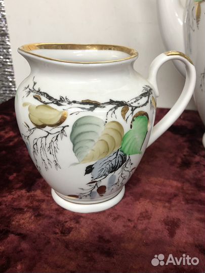 Чайник,Сахарница и сливочник Лфз Березка