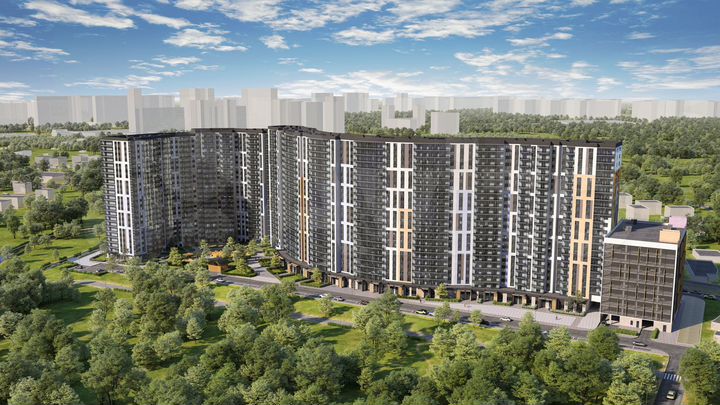 2-к. квартира, 63,3 м², 18/22 эт.