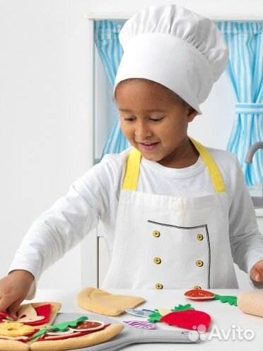 IKEA Duktig набор игрушечный пицца 24 предм