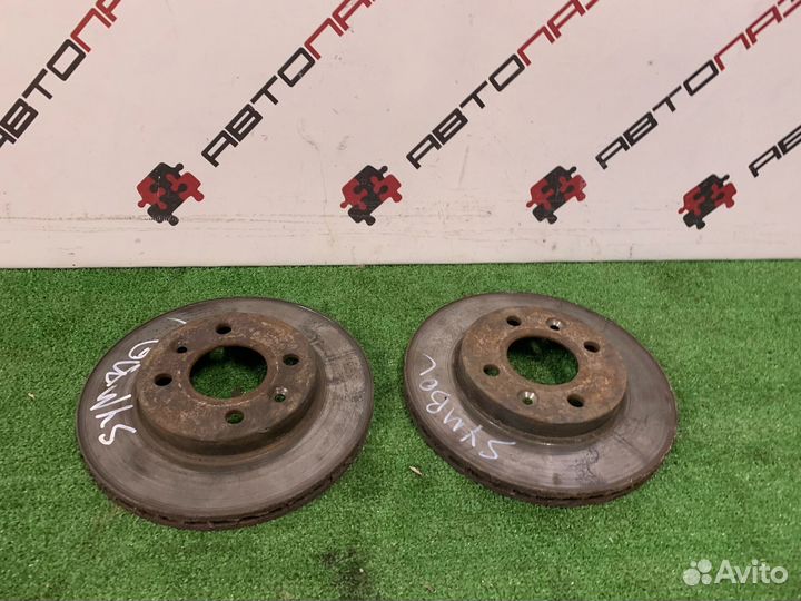 Передний тормозной диск Renault symbol clio 2