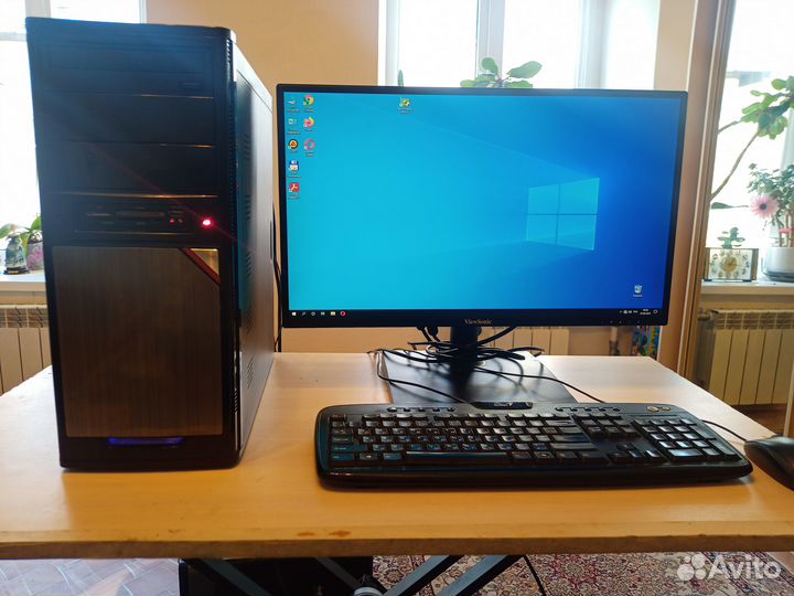 Комп Intel I3 RAM 16Gb HDD 500Gb + монитор 24