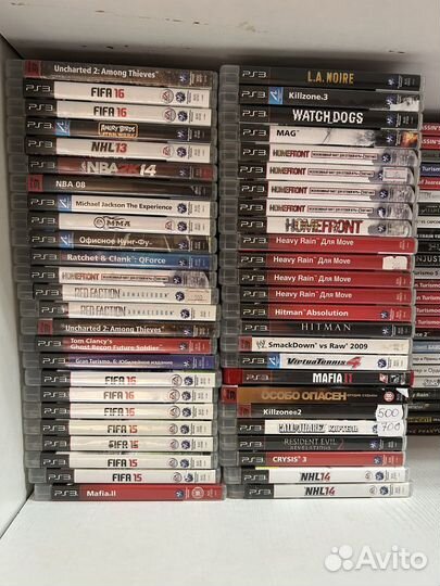 Лицензионные диски игры PS3