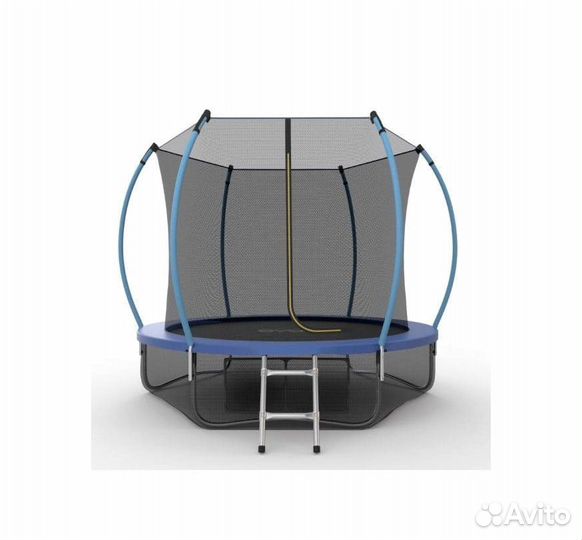 Батут jump Internal 8ft синий + нижняя сеть