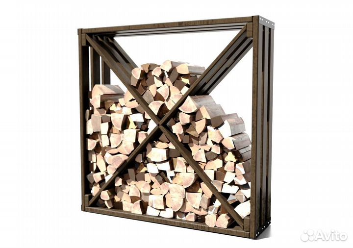 Дровница уличная Куб макси