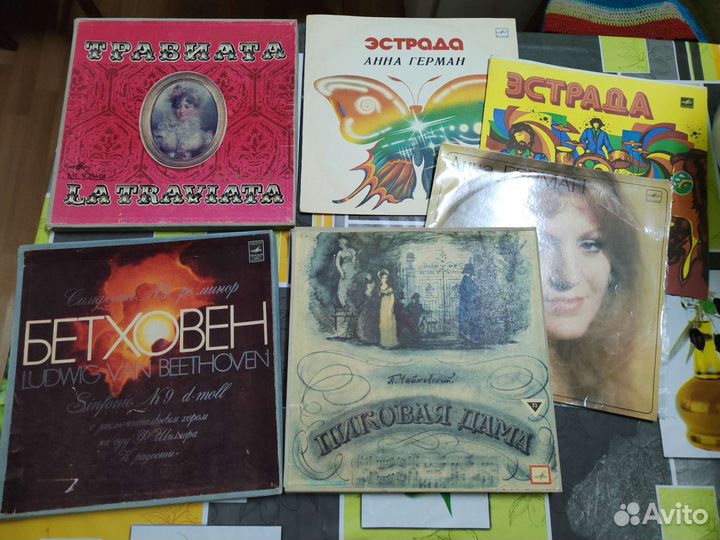 Виниловые пластинки СССР