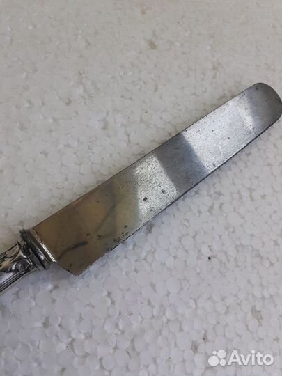 Нож антикварный серебро 84 Хлебников