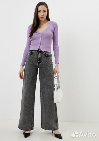 Джинсы blcv 30 размер серые на высоких