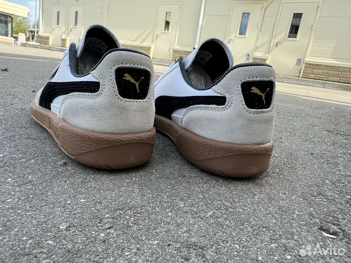 Кроссовки Puma Palermo Leather белые 36-45