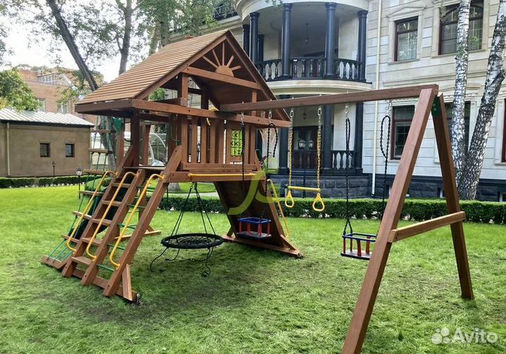 Детская площадка Крепость Фани с рукоходом (Домик)