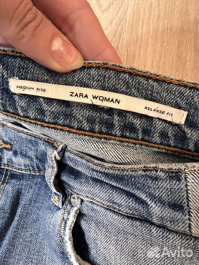 Джинсы Zara рваные размер 28/ M