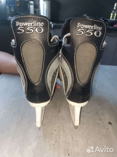 Коньки хоккейные ссм 31 размер, щитки