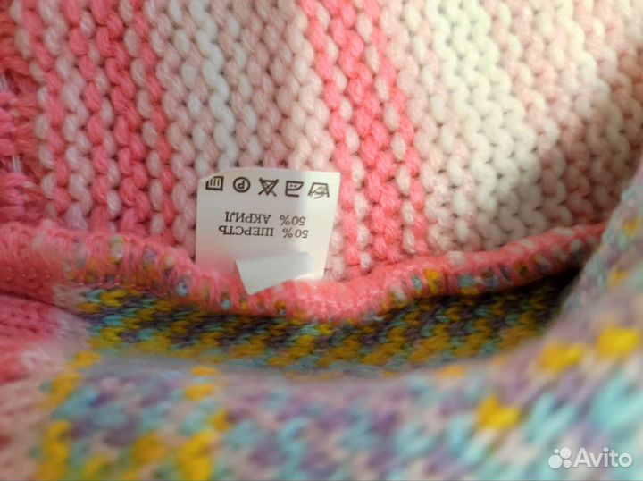 Теплая кофта для девочки