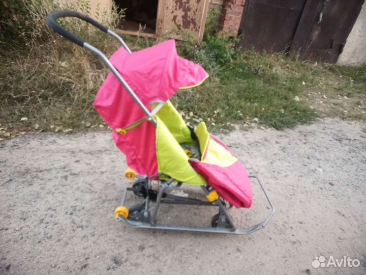 Санки-коляска Nika 