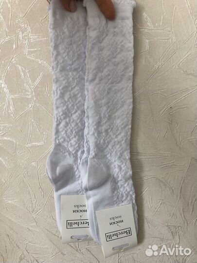 Гольфы белые размер 18-20см