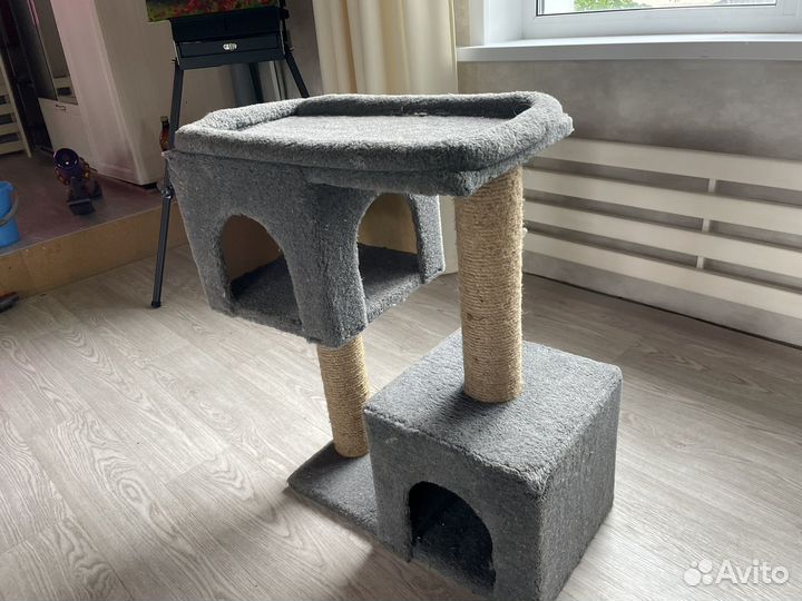 Когтеточка домик для кошки