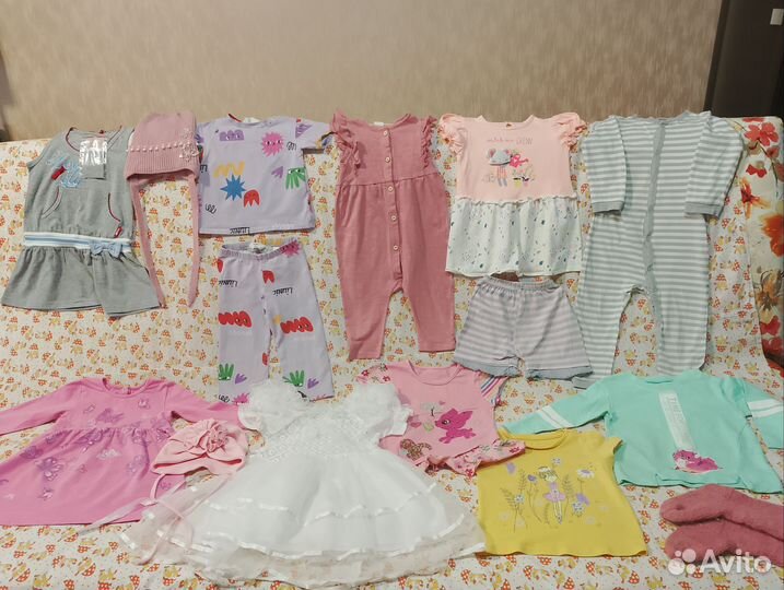Вещи для девочки пакетом 86,92,94