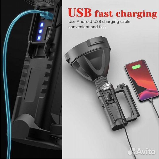 Переносная лампа USB Огонь H746