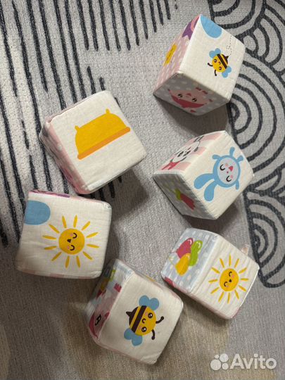 Мягкие кубики большие