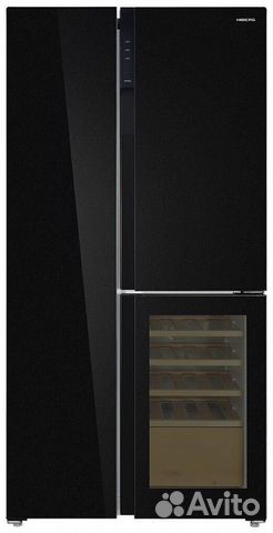 Холодильник hiberg RFS-700DX nfgb inverter Wine